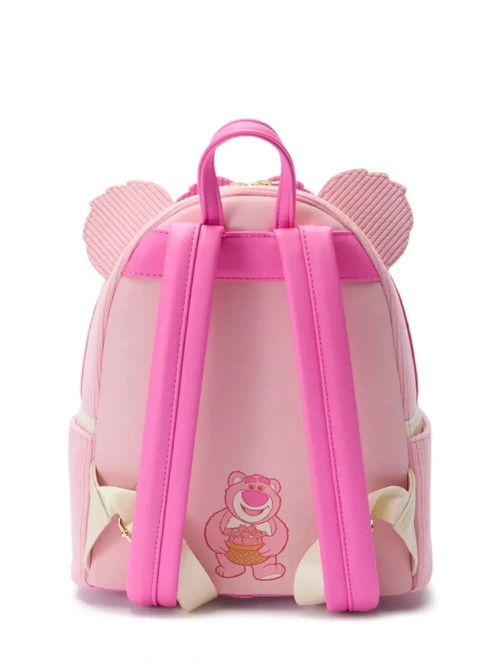 Loungefly Disney Toy Story Lotso Mini Backpack Corduroy Strawberry Scented NWT